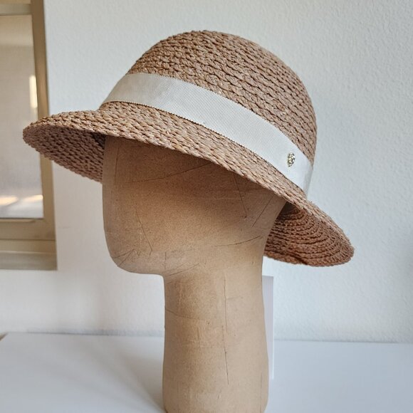 BNWT–Slightly Imperfect [ Helen Kaminski Nikki Raffia Crochet Hat🌿] (#210) - Picture 5 of 14
